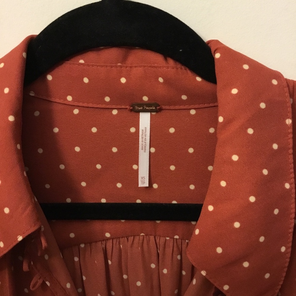 Free People Long Ruffle Sleeve - Picture 2 of 8
